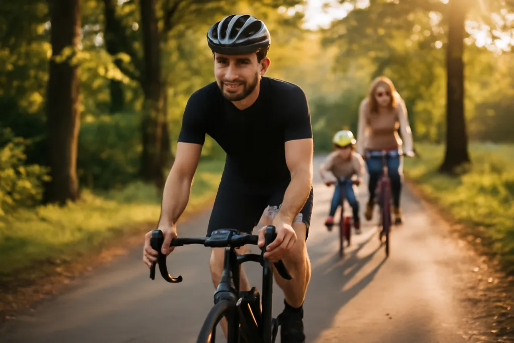 Sportieve fietser